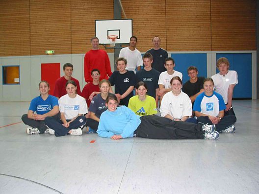 Gruppenbild Jugendmehrkampf-Team. Quelle: LVR