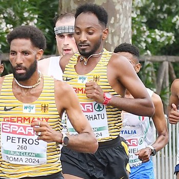 Samuel Fitwi startet bei Sydney-Marathon (Foto: Iris Hensel).