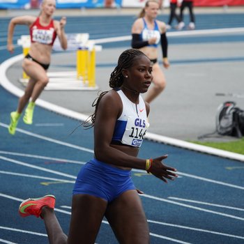 Judith Bilepo Mokobe hat bereits Gold in der U23, was ist bei den Frauen möglich? (Fotos: USC Mainz)