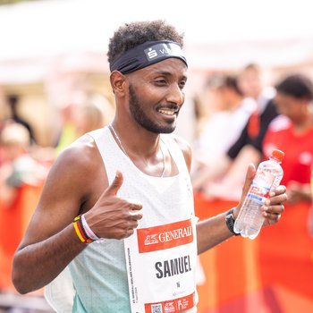 Samuel Fitwi (Silvesterlauf in Trier) lief beim Halbmarathon in Lissabon mit 61:13 Minuten eine persönliche Bestleistung (Foto: eibner-pressefoto: jadranko-marjanovic).