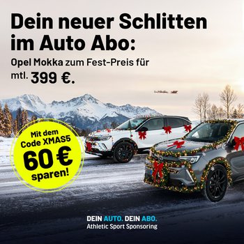 Dein Winter-Upgrade: Opel Mokka für 399 € im Auto Abo. 