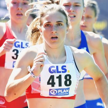 Für Lucia Sturm (TSV Moselfeuer Lehmen) erwies sich Dessau als gutes Pflaster: Sie konnte sich über 800 Meter auf 2:01,77 Minuten verbessern (Foto: Iris Hensel).
