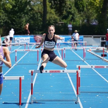 Mara Sophie Schmitz (USC Mainz) startet als beste 400-Meter-Hürdenläuferin mit bereits erfüllter EM-Norm bei der DM (Foto: privat).