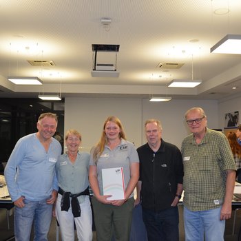 Klaus-Dieter Welker, Corinna Tentrup-Tiedje , Jennifer Jüngling, Klaus Lotz, Kai Mader (v.l.n.r)